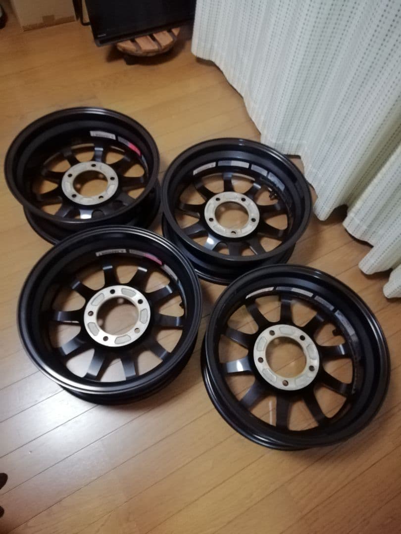 ぶ*る様 美品 ジムニー用 RAYS A·LAP-J BD (Black/Rim