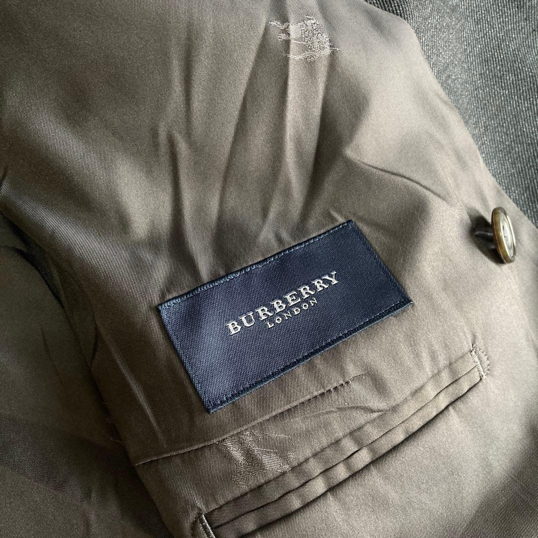 BURBERRY London ダブルボタンジャケット チャコール BB7