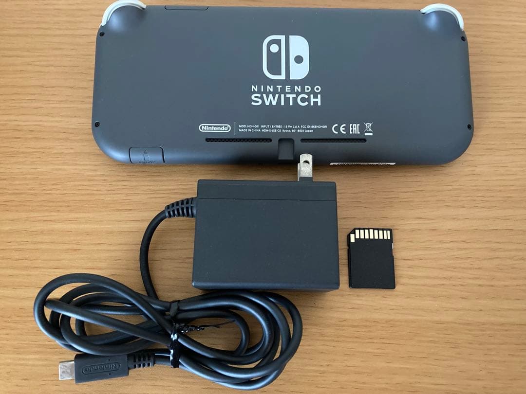 [美品]Nintendo Switch Lite グレー 本体 ケース付き