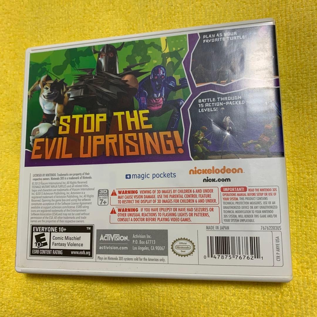 忍者タートルズ　海外版　3DS 北米版