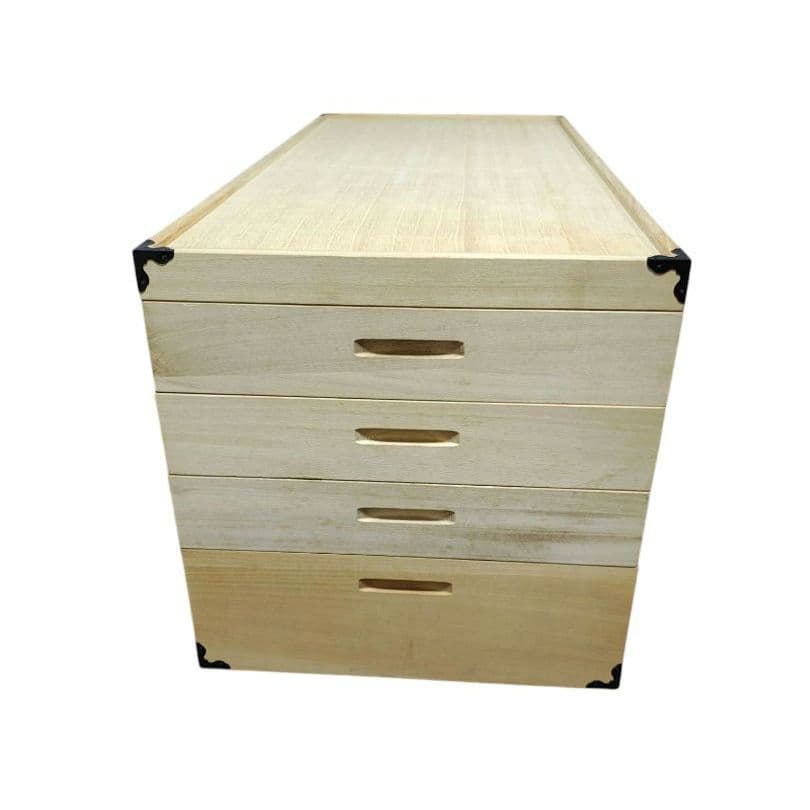 ★美品★ 桐箱 衣装箱 衣装ケース 桐ケース 4段 大.小