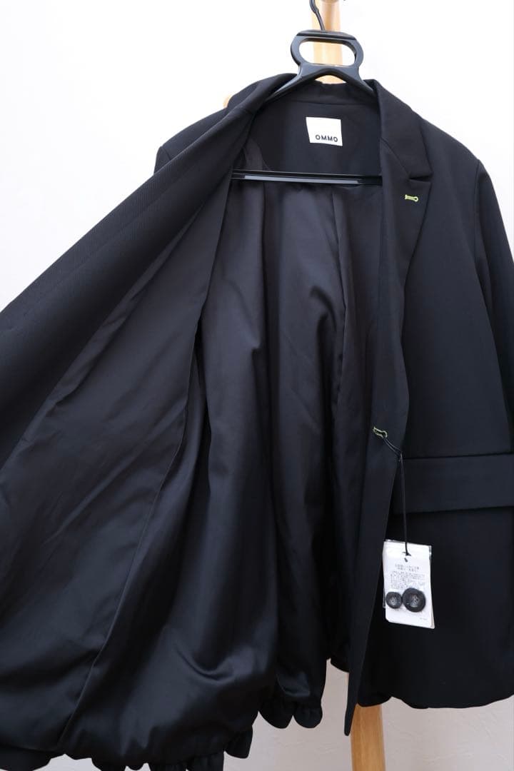 OMMO BIG SHOULDER BALLOON JK ブラック