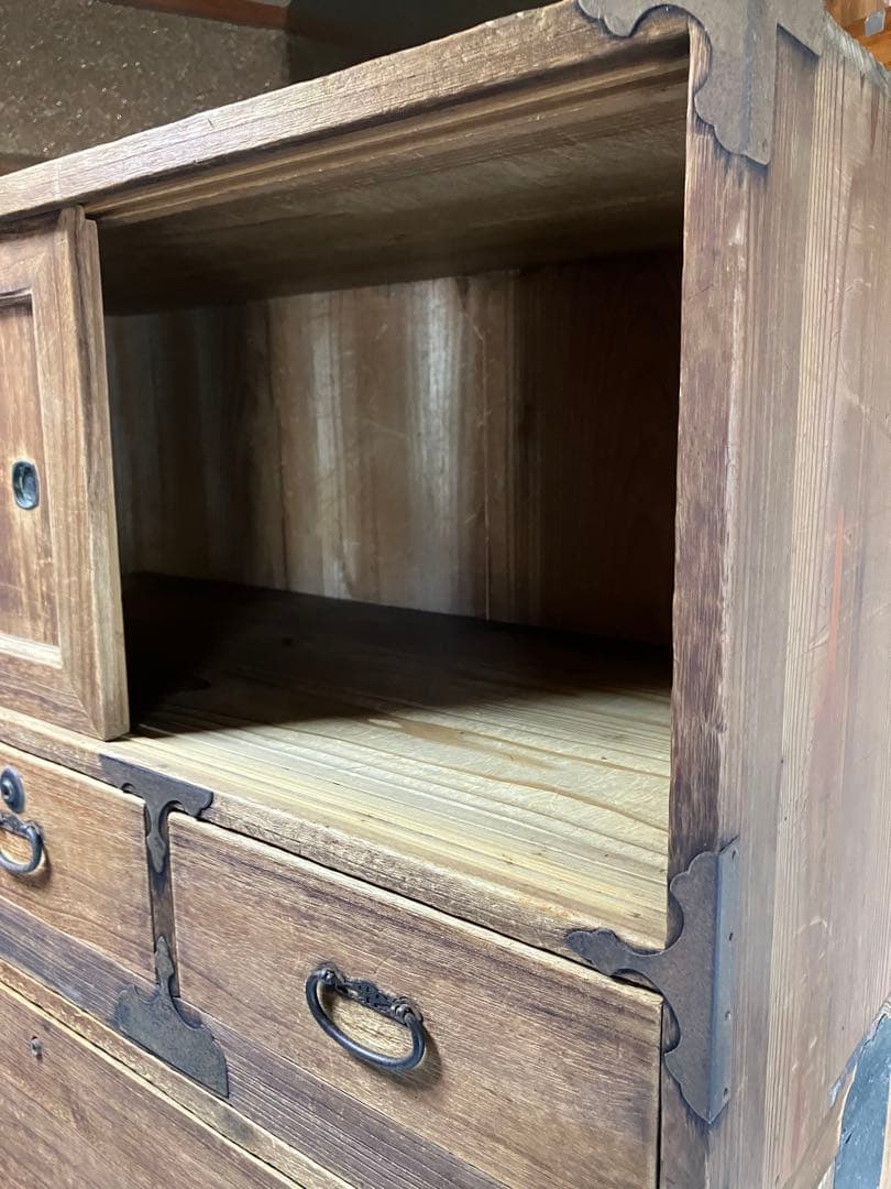 和箪笥 9引き出し ナチュラルウッド