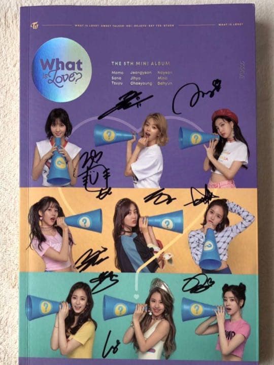 TWICE サイン wats is love