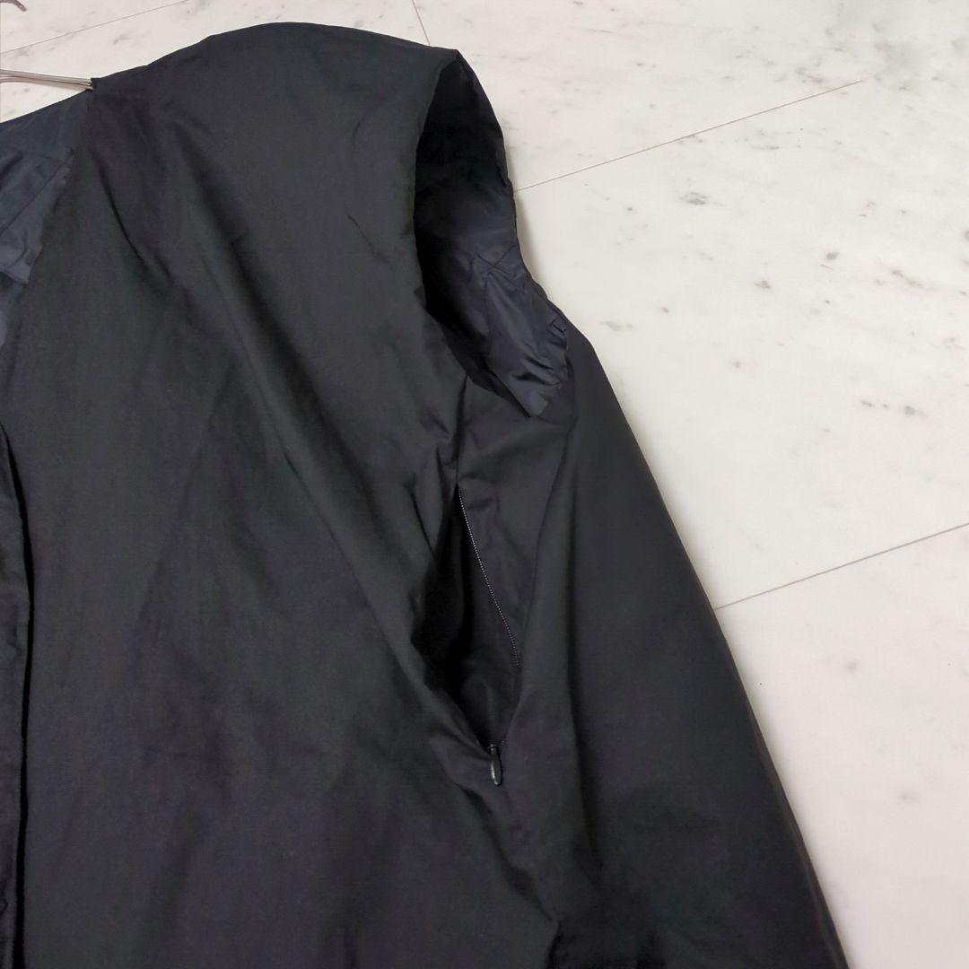 ソラモナポッシェ solamonat pocheリバーシブルビッグダウンベスト黒