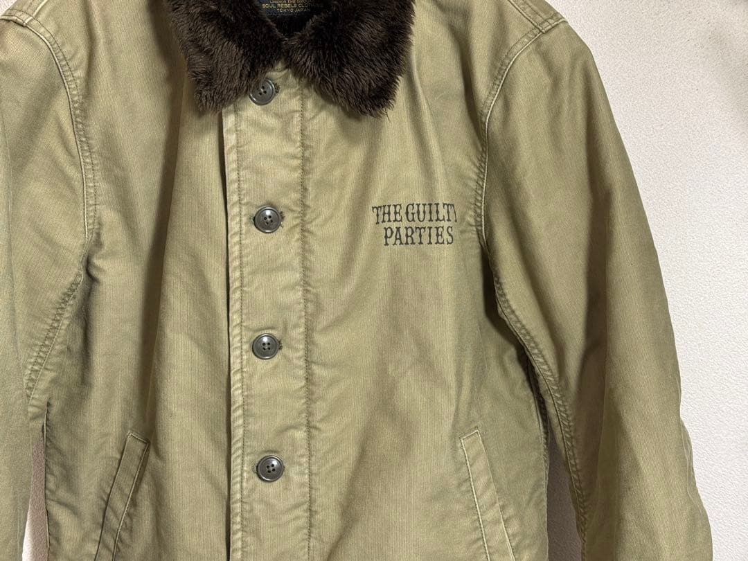 WACKOMARIA ワコマリア　デッキジャケット　カーキ N-1