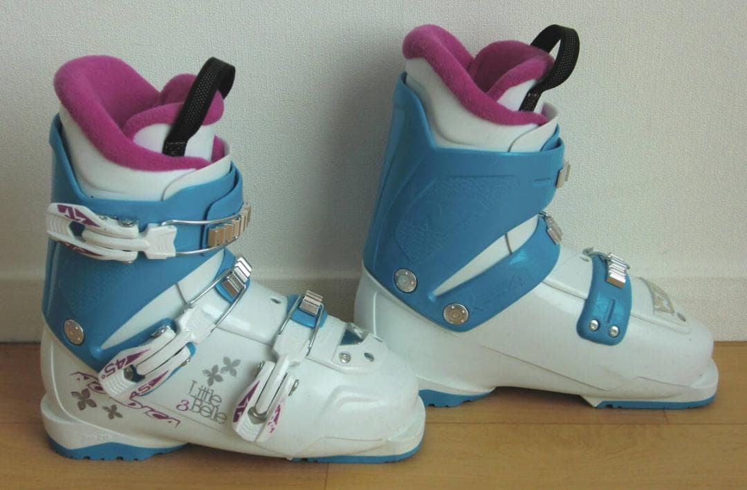 ■■送料無料■サロモン■子供用スキーセット■板120/靴22.5■WAX済■■