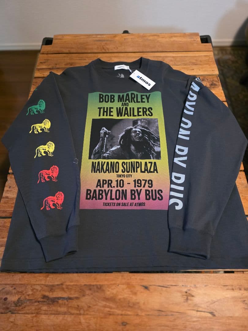 希少atmos x BOB MARLEY LS T-shirt サイズ XL
