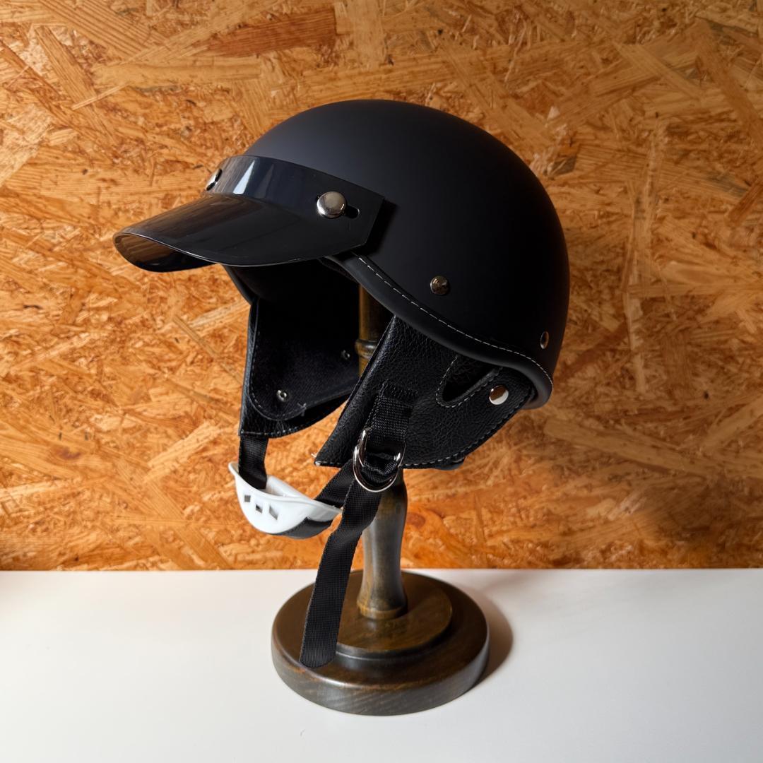 ショーティー　 ハーフヘルメット　艶なし　ブラック　M2個セット