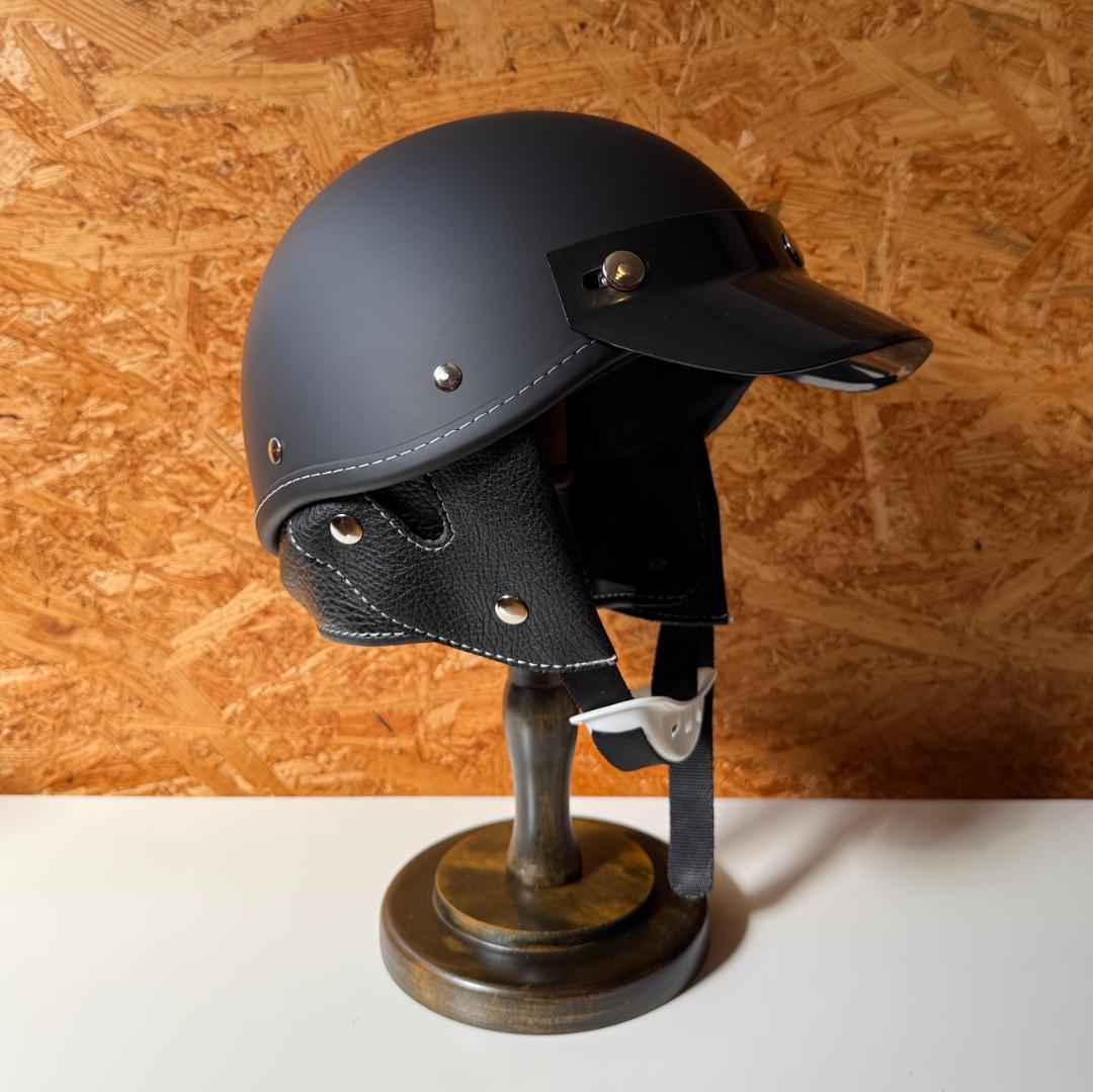 ショーティー　 ハーフヘルメット　艶なし　ブラック　M2個セット