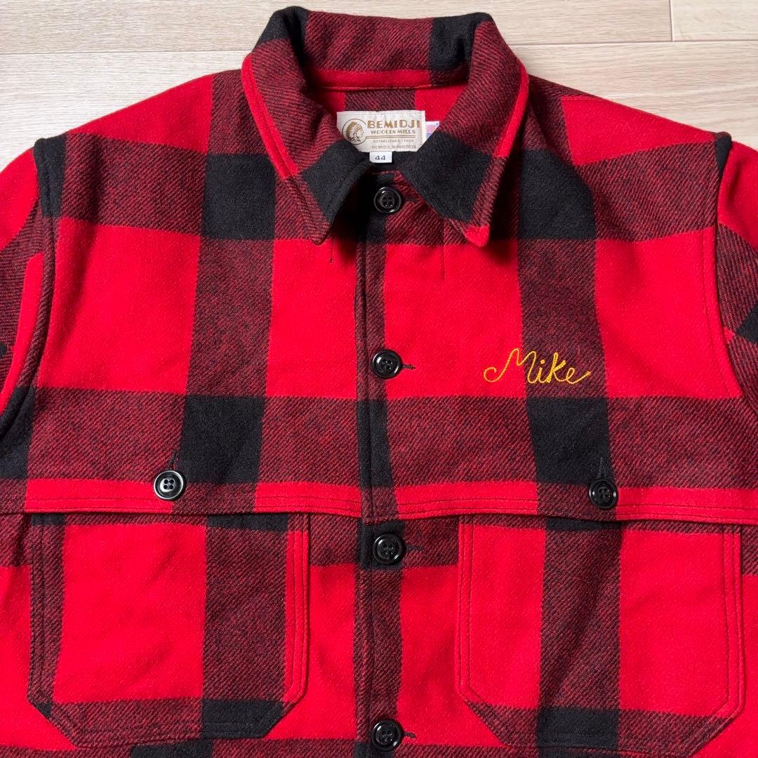 BEMIDJI マッキーノジャケット バッファローチェック チェーンステッチ