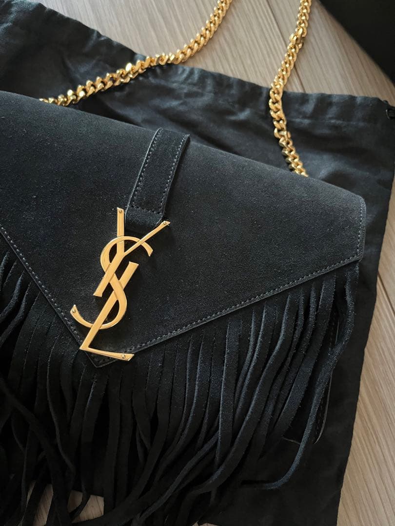 Saint Laurent フリンジ付きバッグ