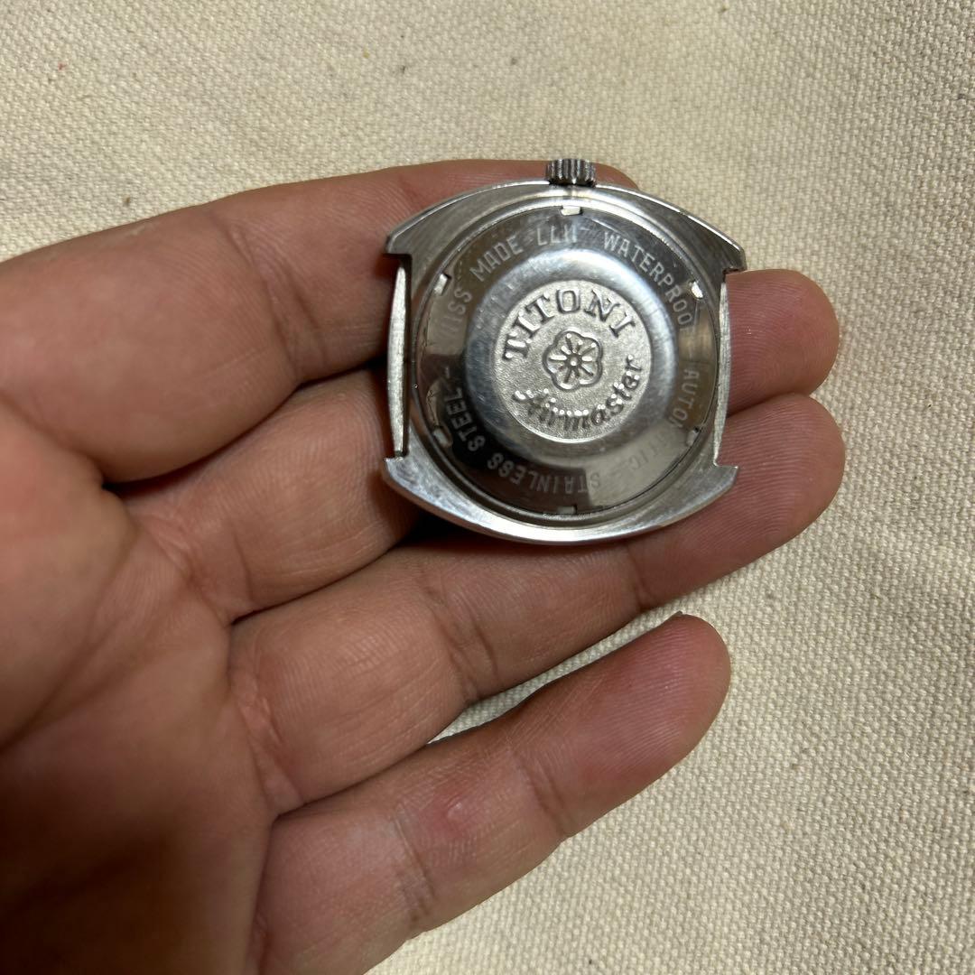 鼎*家様 中古 TITONI 自動巻き メンズ腕時計