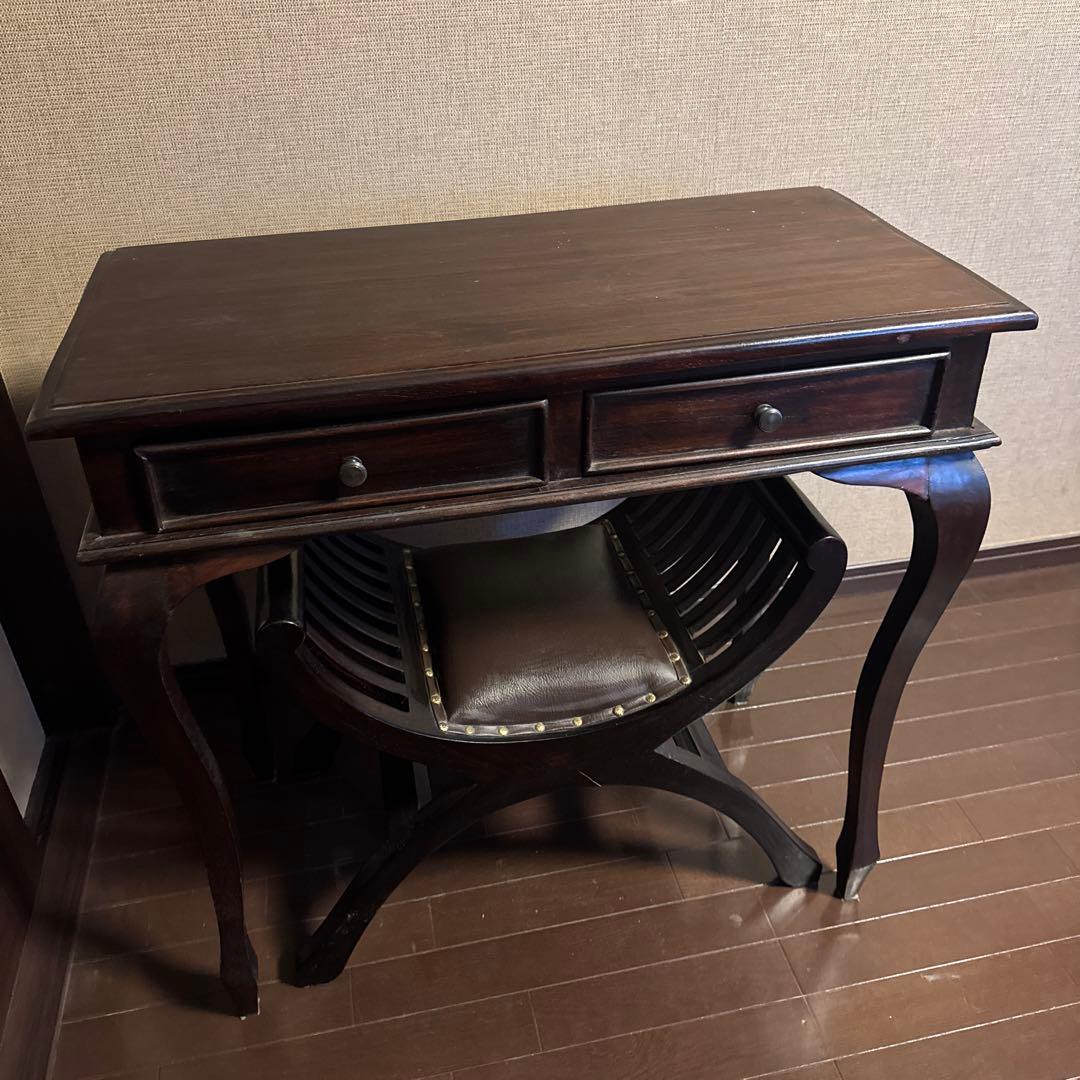 ちか　　　　アジアンデスク　テーブル&イス