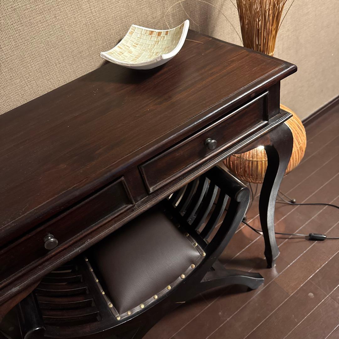 ちか　　　　アジアンデスク　テーブル&イス