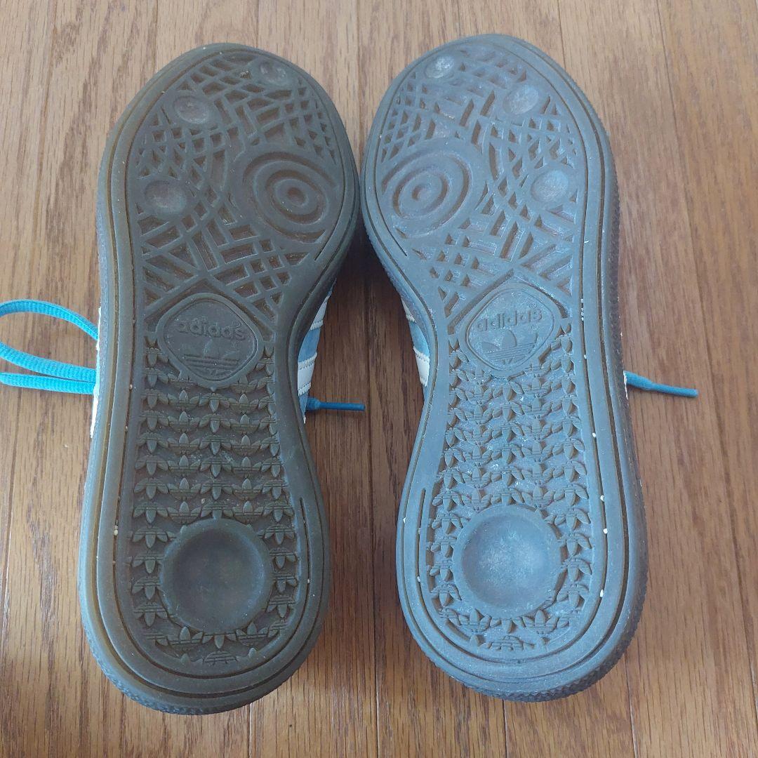 靴 adidas HANDBALL SPEZIAL LIGHT BLUE 24.5