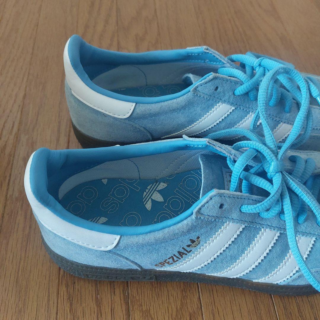 靴 adidas HANDBALL SPEZIAL LIGHT BLUE 24.5