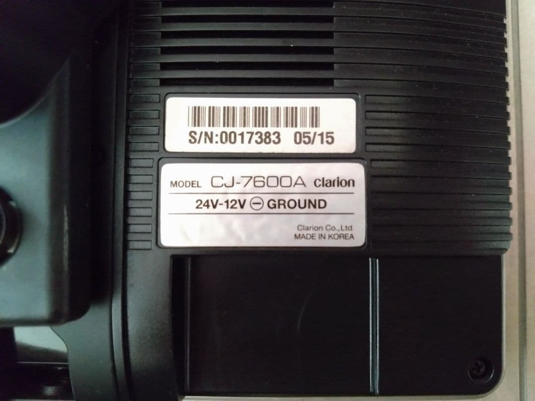 Clarionクラリオン バックモニター カメラCC-6500 CJ-7600A