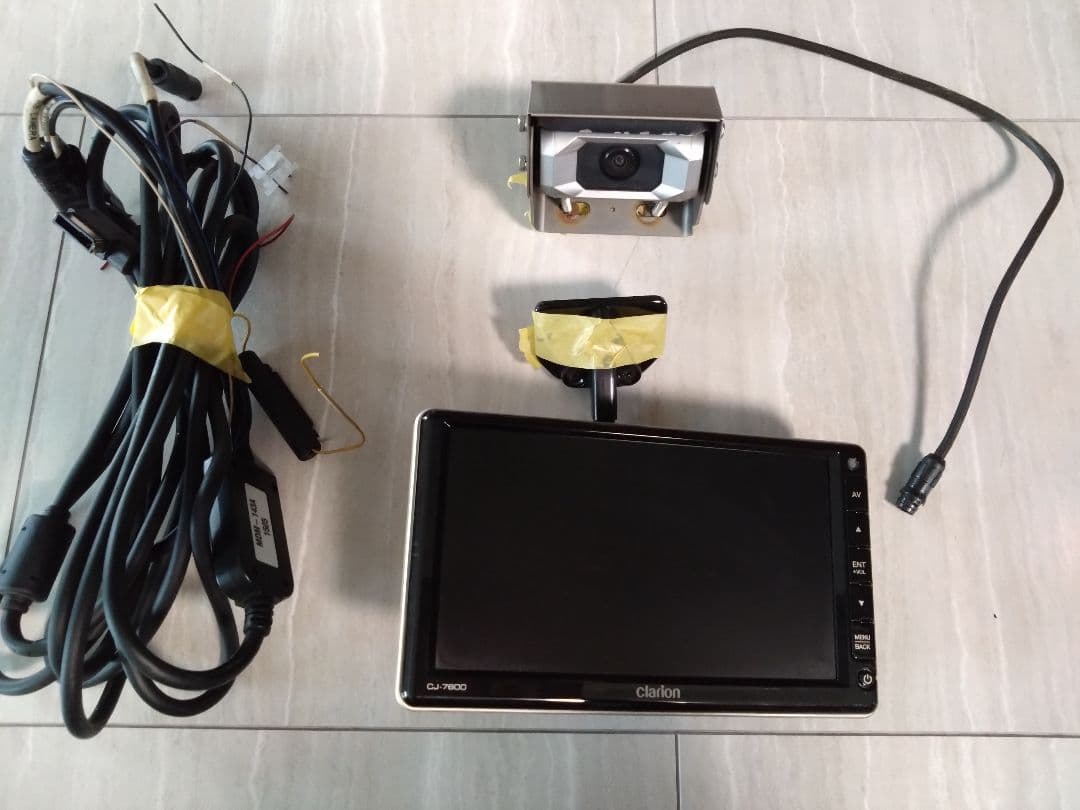 Clarionクラリオン バックモニター カメラCC-6500 CJ-7600A