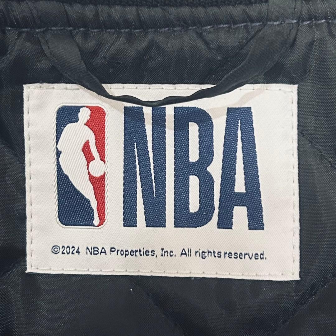 極美品 NBA ロサンゼルス レイカーズ スタジャン ウール レザー切替 XL