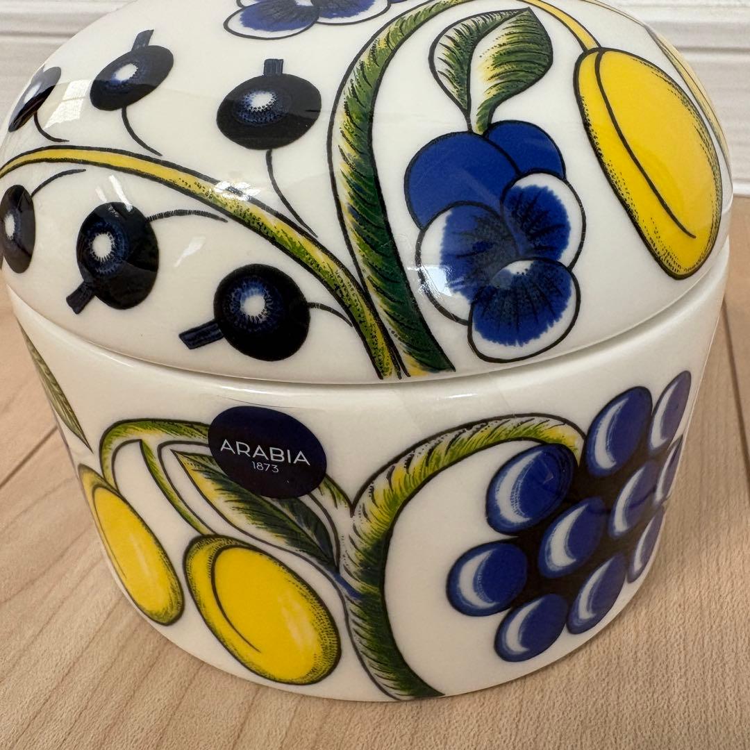 【新品未使用箱付き】アラビア パラティッシ 蓋付きジャー