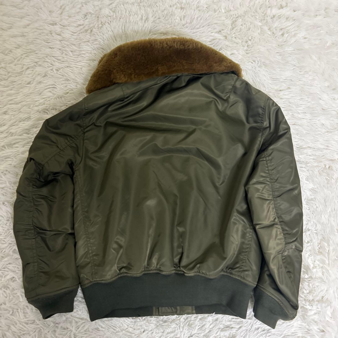 【美品】U.S. AIR FORCE フライトジャケットB-15 ファー