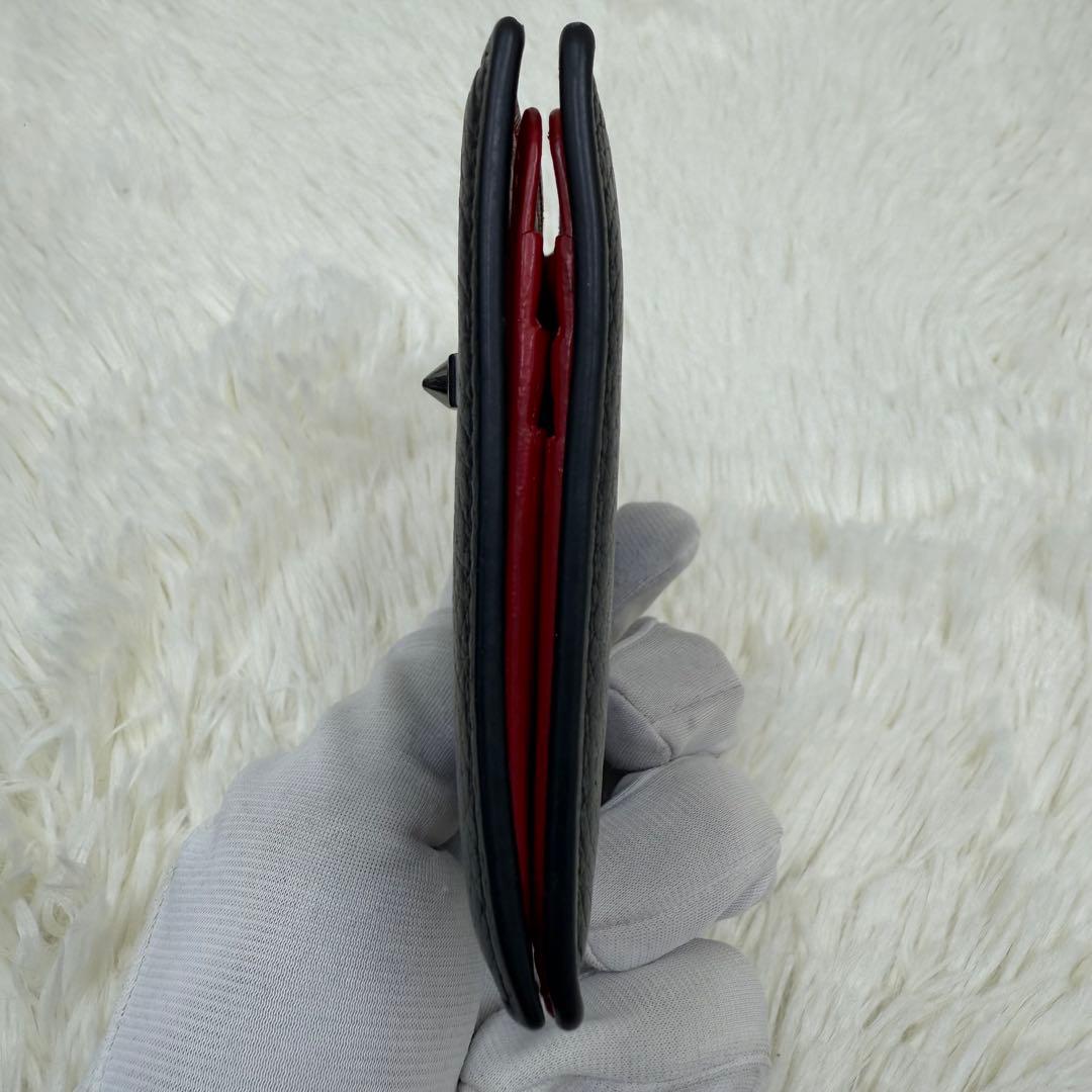 ✨美品✨ クリスチャンルブタン マネークリップ ブラック スタッズ ロゴ レザー