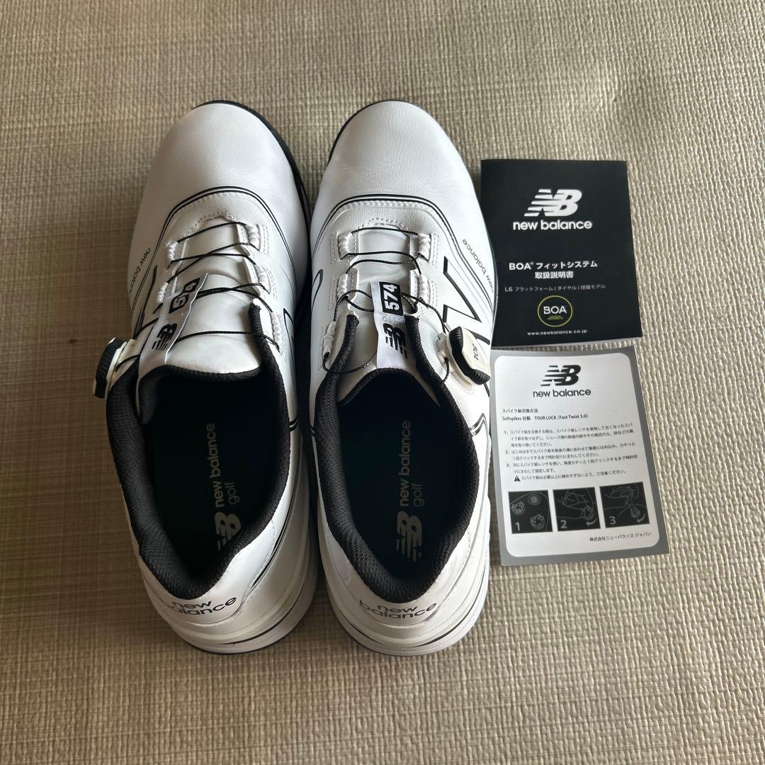 new balance 574 ゴルフシューズ BOAシステム搭載