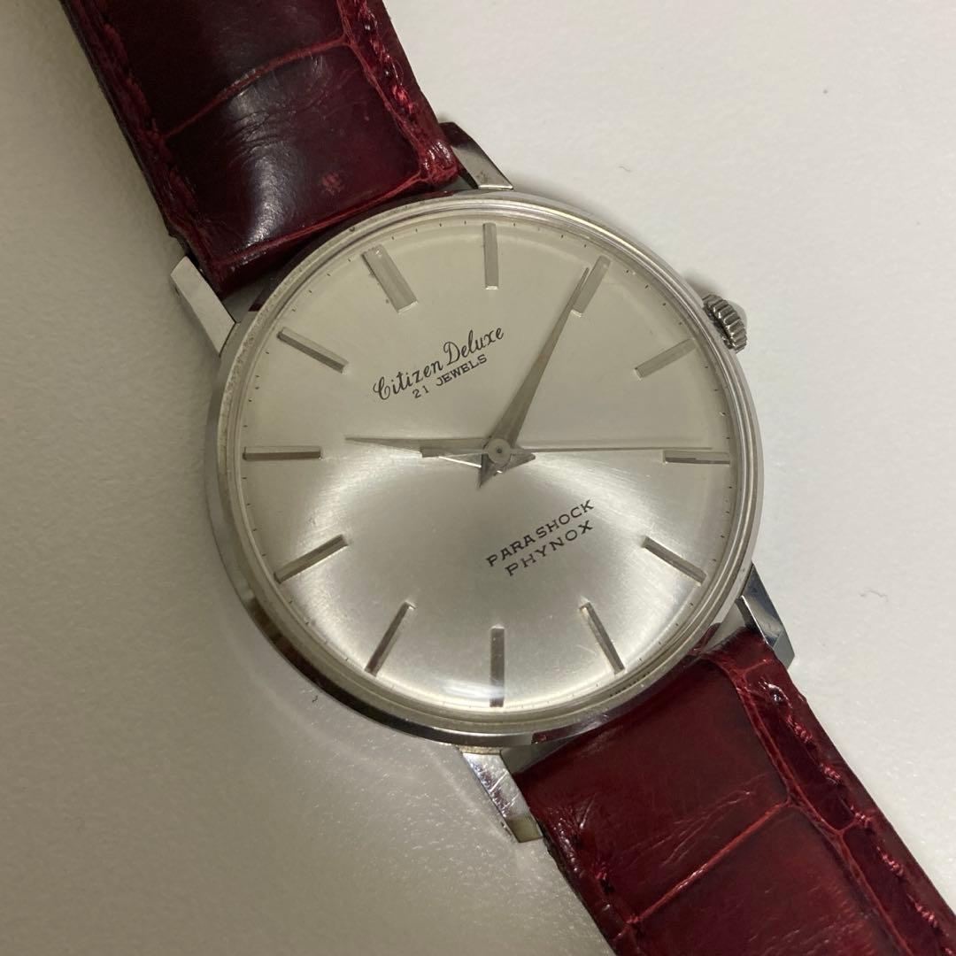 ぽ*ん様 美品 シチズン デラックス 手巻き Citizen Deluxe