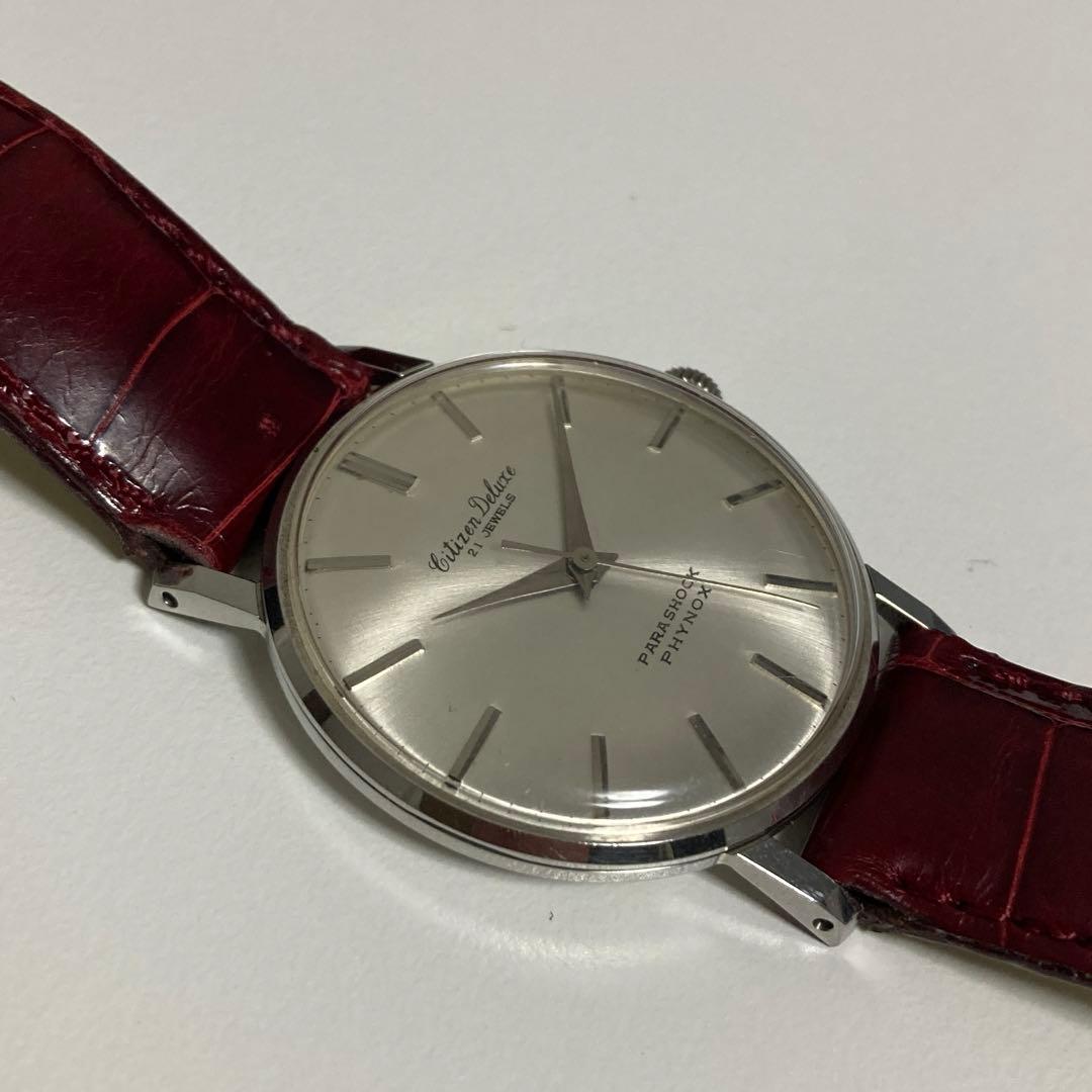 ぽ*ん様 美品 シチズン デラックス 手巻き Citizen Deluxe