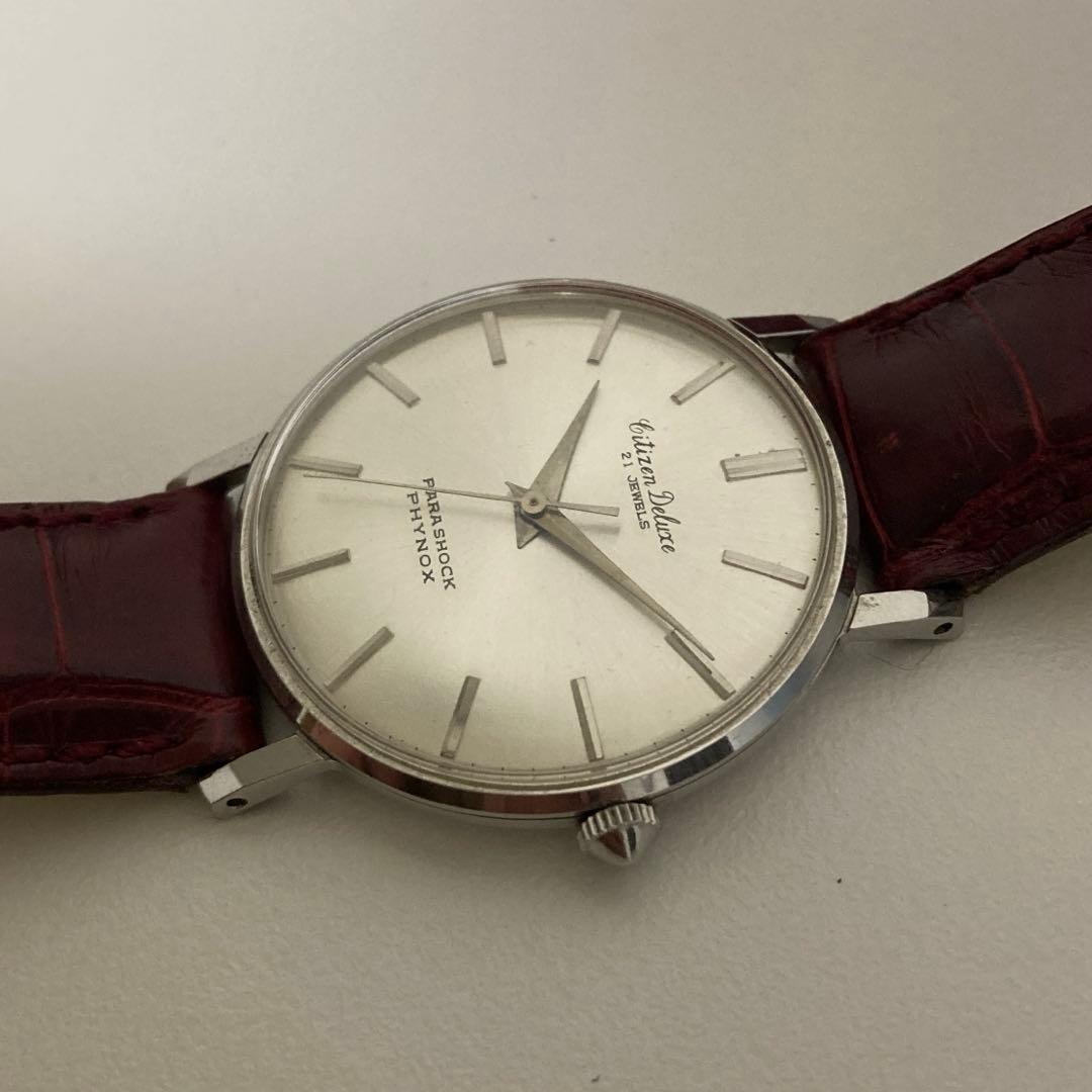 ぽ*ん様 美品 シチズン デラックス 手巻き Citizen Deluxe