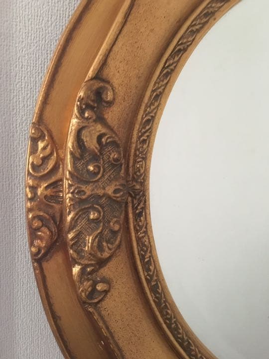 メロディー　高級 アンティーク ミラー 鏡 額縁 クラッシック ビンテージ