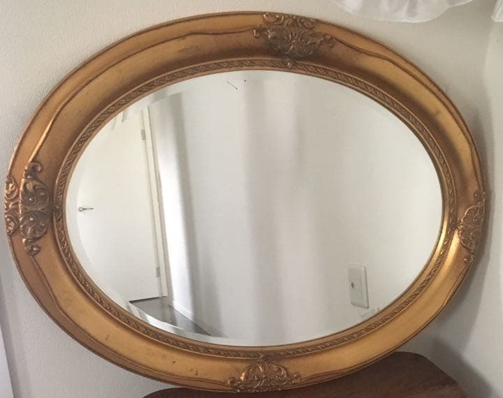 メロディー　高級 アンティーク ミラー 鏡 額縁 クラッシック ビンテージ