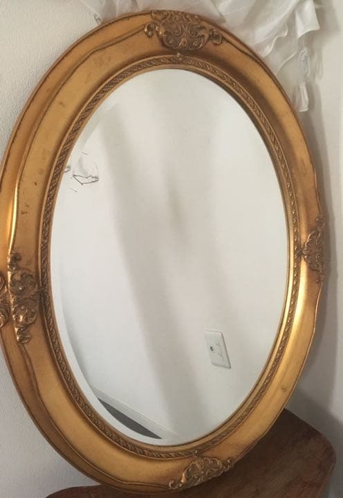 メロディー　高級 アンティーク ミラー 鏡 額縁 クラッシック ビンテージ