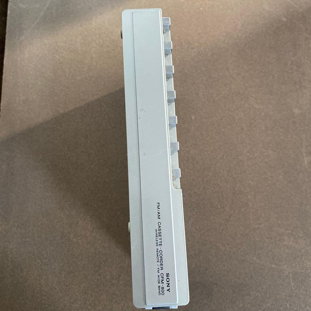 SONY CFM-800 ポータブルラジオカセットレコーダー