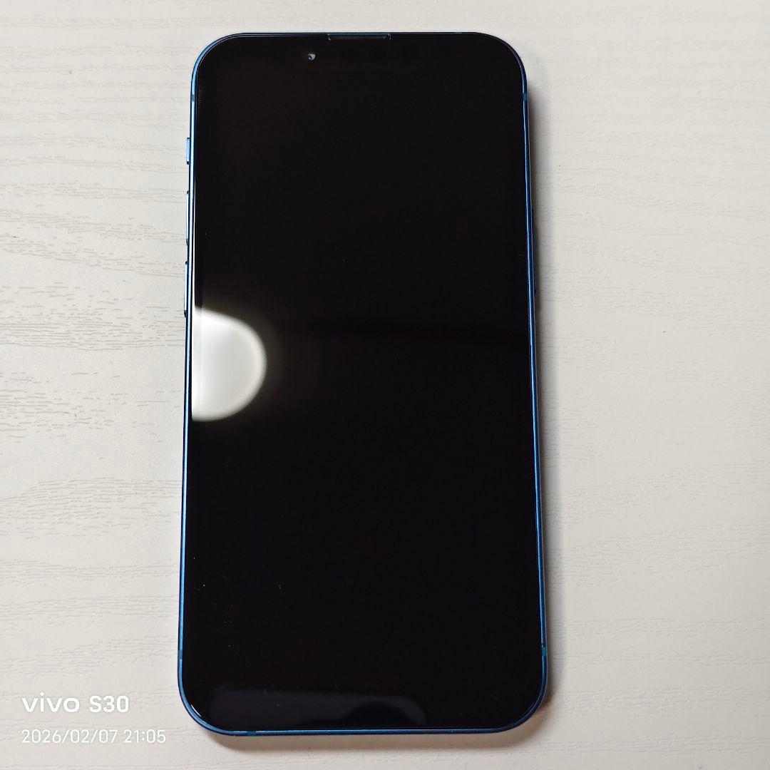 超美品 iPhone 13 mini 128GB ブルー 本体 SIMフリー