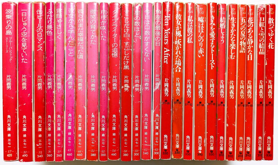 片岡義男　小説 25冊セット　角川文庫