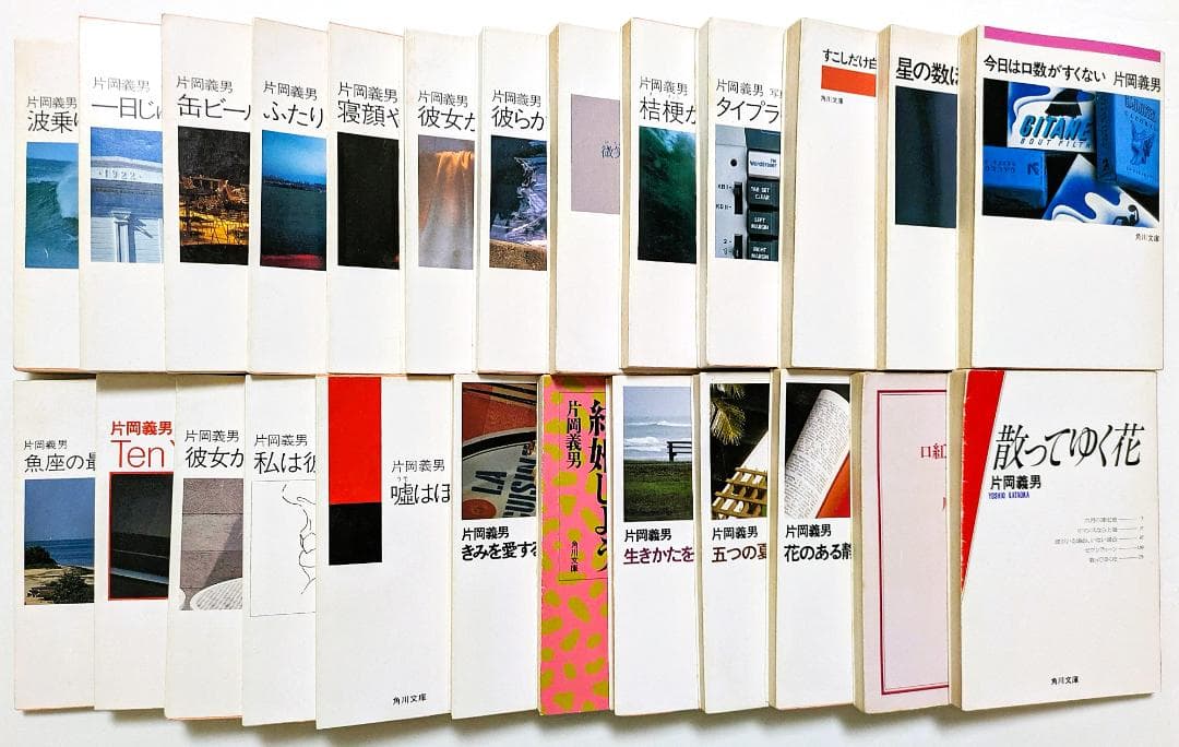 片岡義男　小説 25冊セット　角川文庫