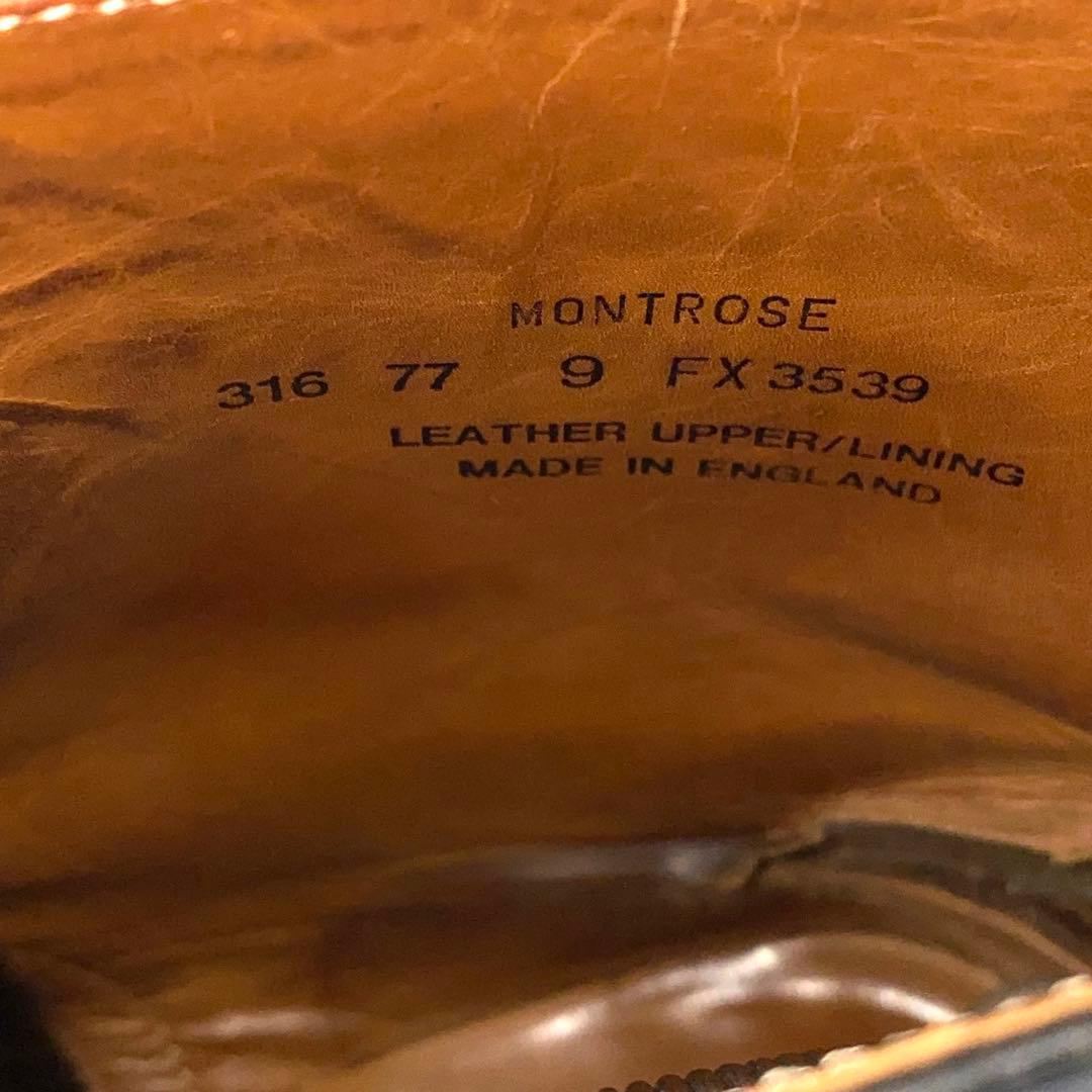 【美品】アルフレッドサージェント カントリーブーツ メダリオン 英国製 UK9