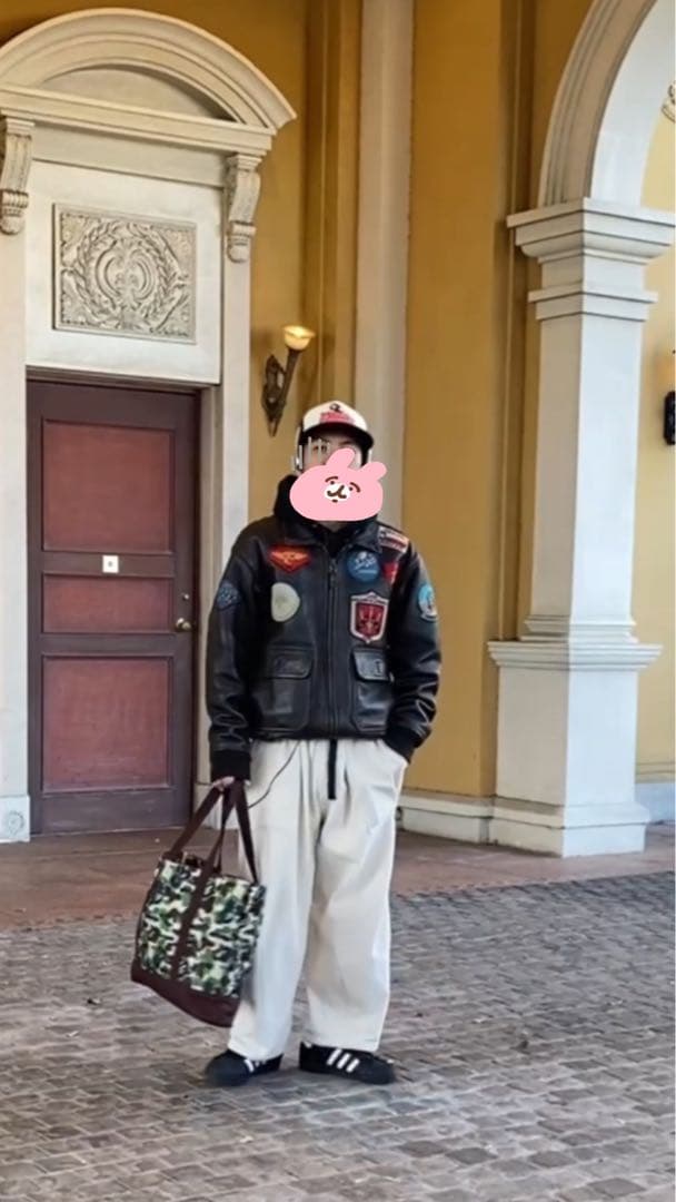 A*n様 AVIREX G-1レザー フライトジャケット パッチ付き