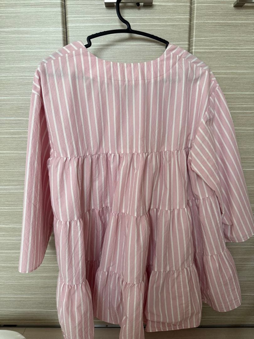 Yoriストライプティアードチュニック