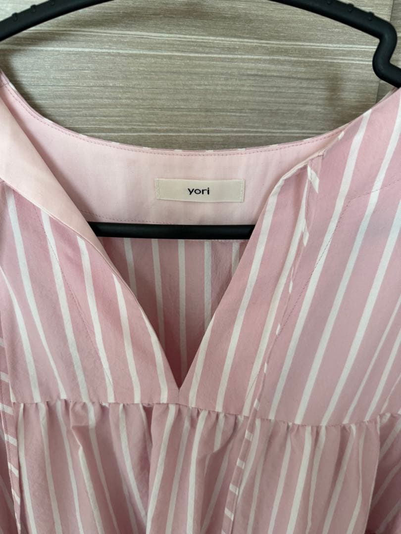 Yoriストライプティアードチュニック