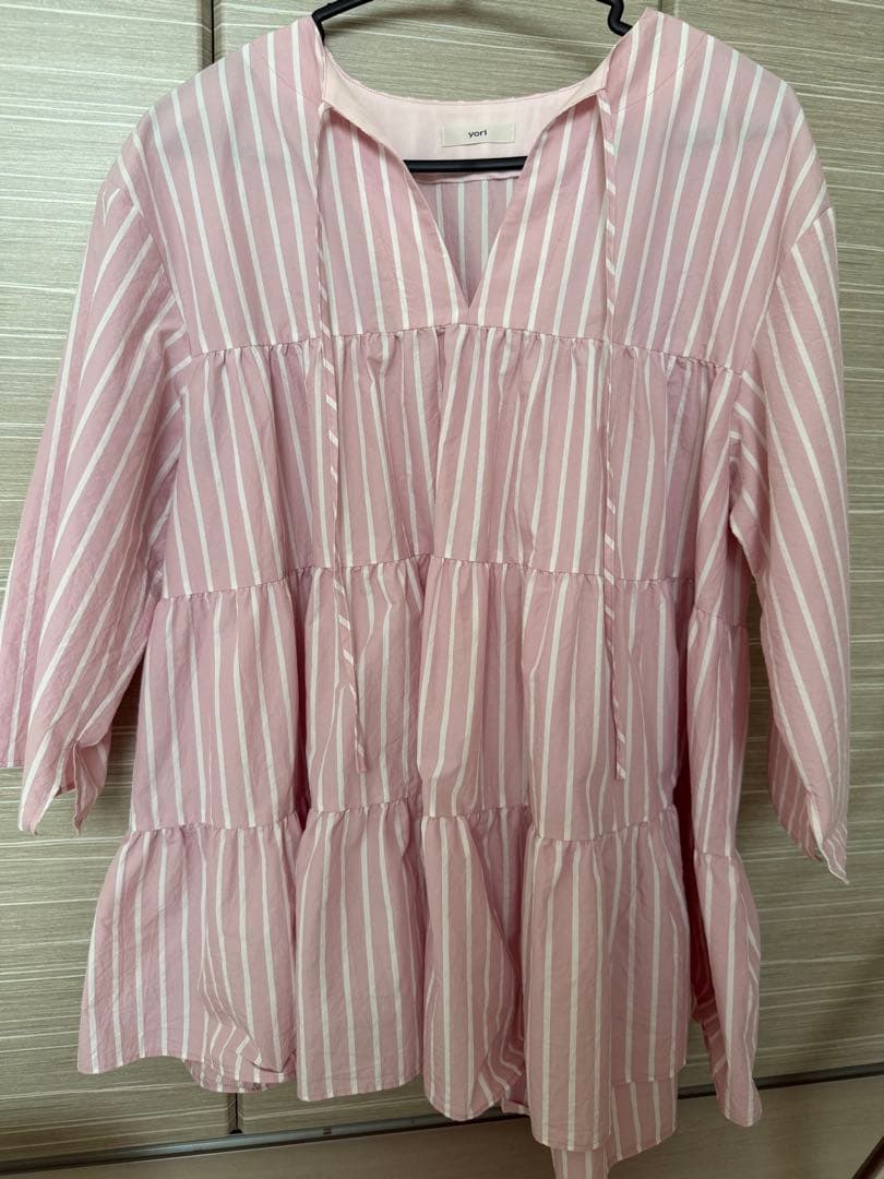 Yoriストライプティアードチュニック