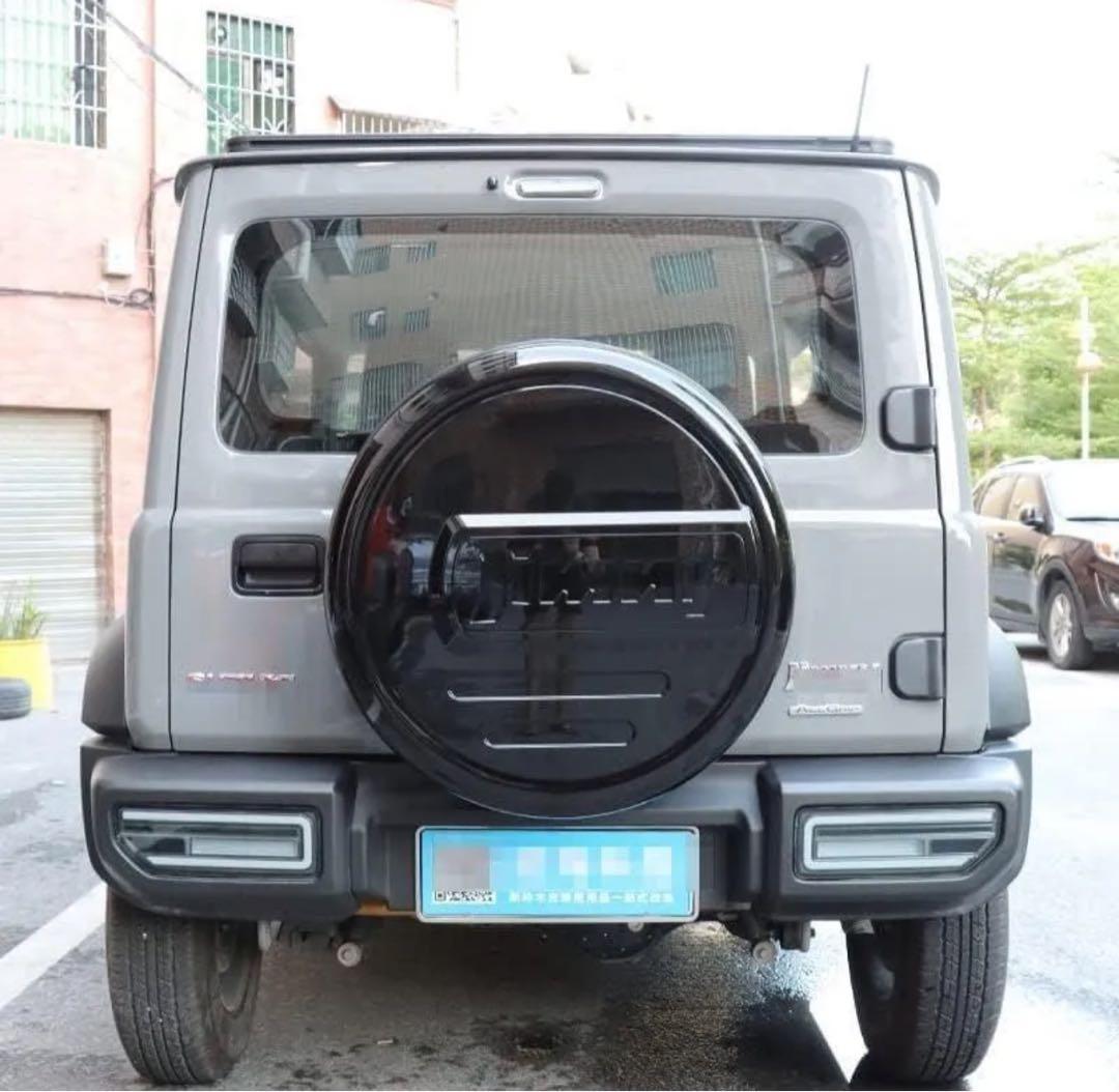 傷ありジムニー JB74 JB64 背面 スペアタイヤカバー ハードカバー