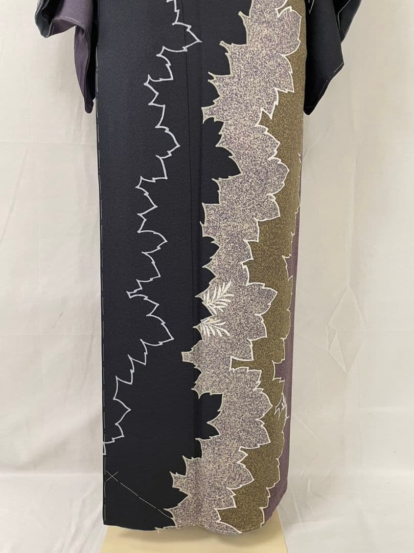 お見分け済　新品未使用　正絹袷　叩き染　染め分け訪問着単品