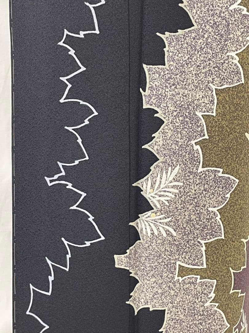 お見分け済　新品未使用　正絹袷　叩き染　染め分け訪問着単品