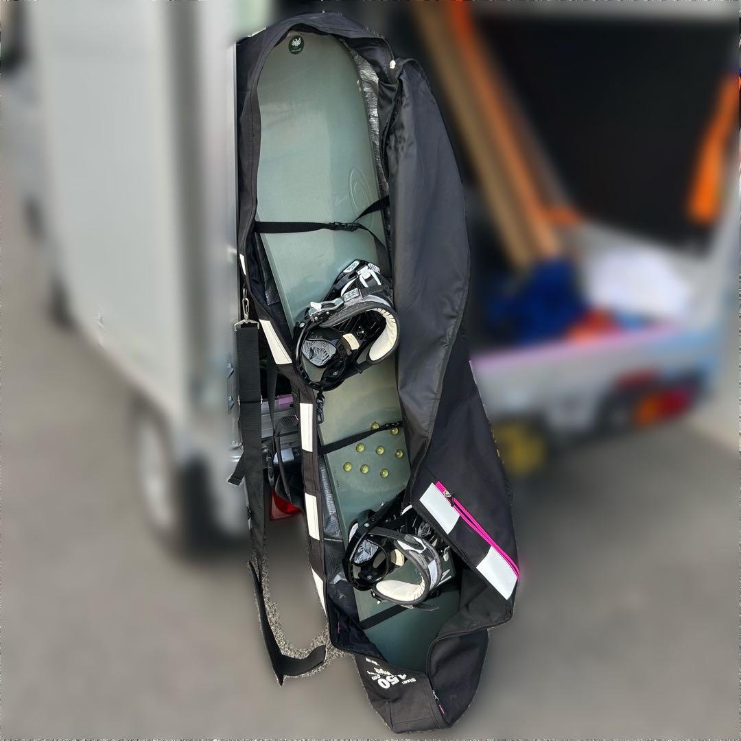 SALOMON スノーボード 146cm 板 ケース付き おまけ付き