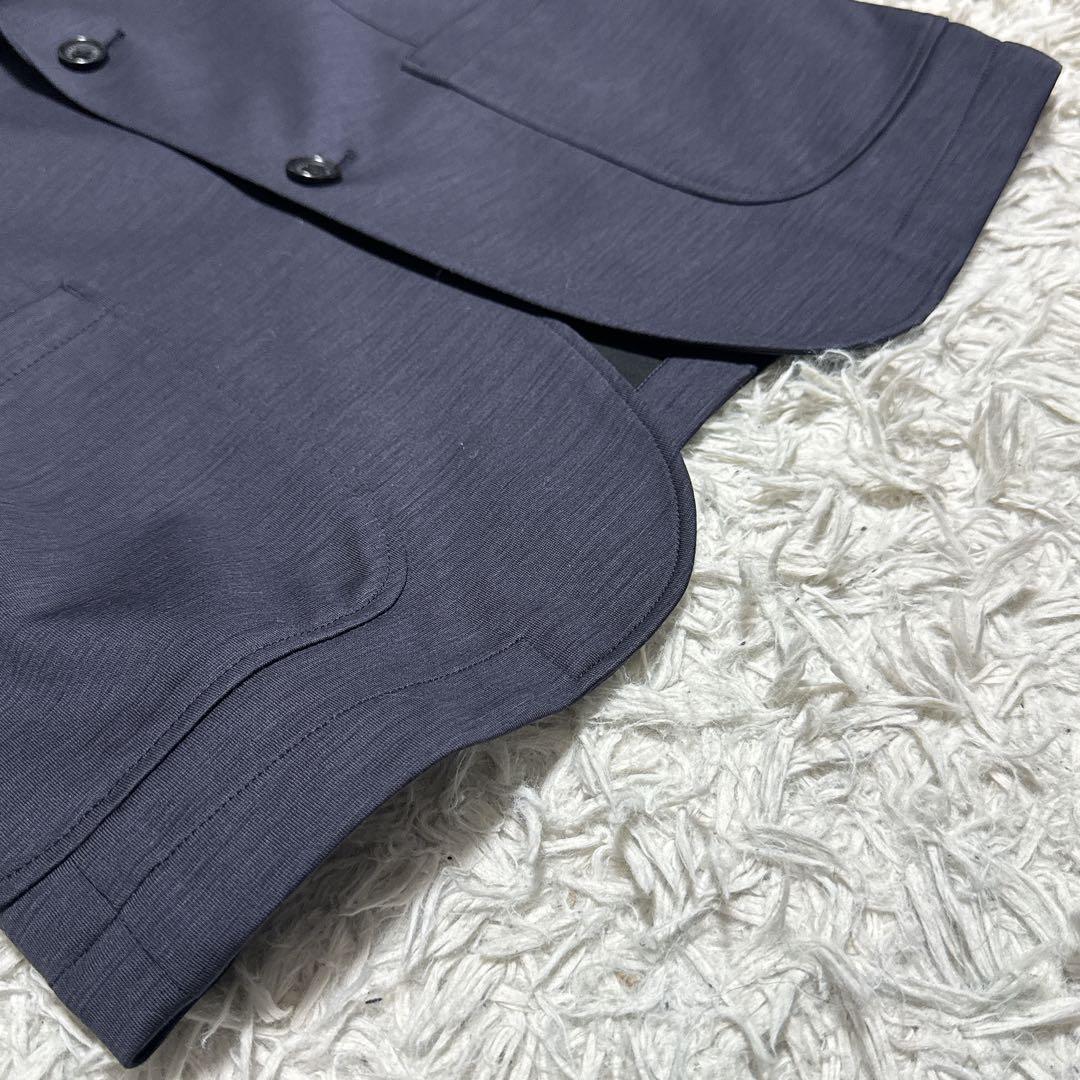 《美品》AOURE アウール セットアップ XL ネイビー 極ストレッチ 軽量