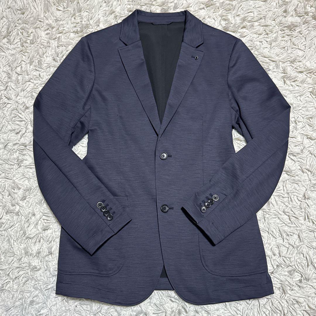 《美品》AOURE アウール セットアップ XL ネイビー 極ストレッチ 軽量