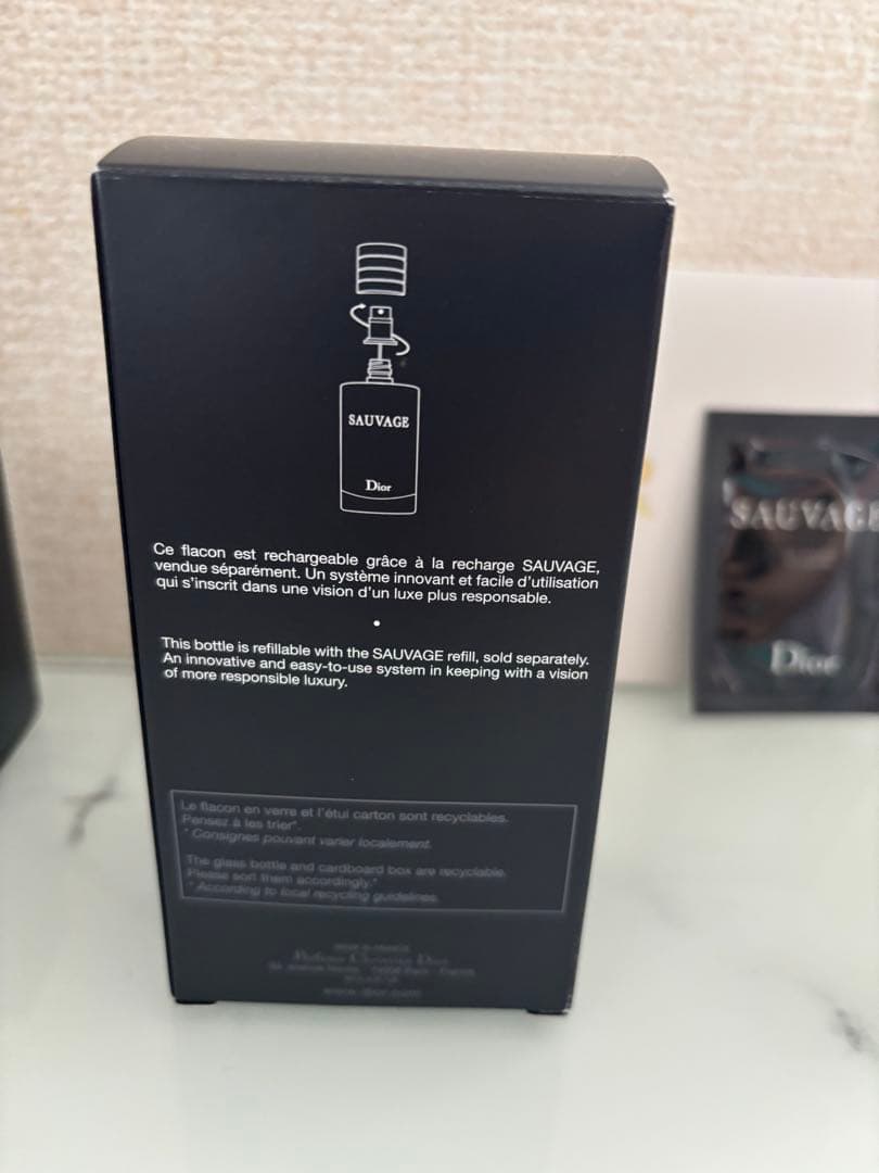 Dior SAUVAGE PARFUM 100ml サンプル付き